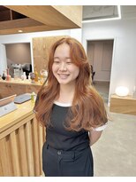 バド(bado)&nbsp;オレンジベージュロングレイヤー