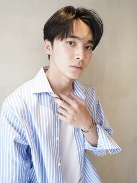 ニコ トウキョウ(nico TOKYO) メンズ/センターパート/横分けセンターパート/ハイライト