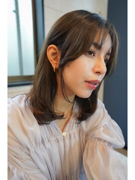 アンジェリカラボ 梅田店(ANGELICA LABO) トレンドレイヤー×ミディアムワンカール【後藤】