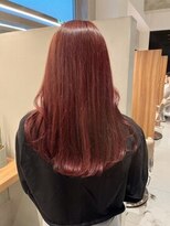 ガリカ 大名(Gallica) 【森千晶】艶髪透明感チェリーレッド/大人フェミニンロング