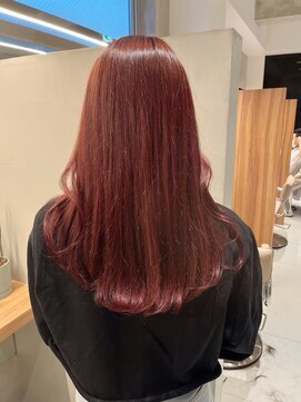 ガリカ 大名(Gallica) 【森千晶】艶髪透明感チェリーレッド/大人フェミニンロング