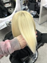 インク 渋谷(INK.)&nbsp;複雑履歴からのホワイトブロンド