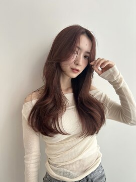 アリーズ(ALLYS) レイヤーカット×ピンクブラウンカラー♪