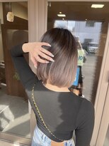 ナチュラ(NATU-RA)&nbsp;バレイヤージュカラー♪グレージュ