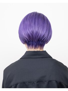 ルプラ ガーデン(le-pla garden) ハンサムショート/センターパート/ダブルカラー/ラベンダー/豊橋