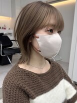 ビューナゴヤ 名駅(VIEW NAGOYA)&nbsp;前髪カタログ/イメチェンスタイル／ウェーブパーマ/こなれミディ