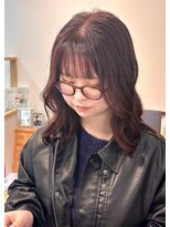 キッカ(kicca) 【kicca】大人レイヤー×ワインレッドカラー