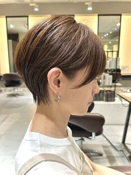 ラボー ノースプラザ店(LA'BO)の写真/高いカット技術とセンスを要するショートカットなら“三浦”にお任せ☆白髪ぼかし×ショートヘアが得意◎