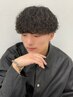 【waka指名限定】カット＋メンズデザインパーマ＋ダメージレス配合￥10000