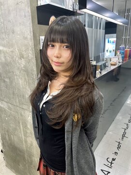 キング 高槻(K!ng) 縮毛矯正髪質改善ハイライトレイヤーカット枚方美容室エクステ