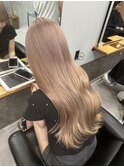 ダブルカラー×ミルクティーベージュ