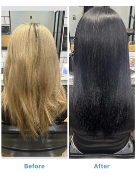 メゾン 吉祥寺北口(MAISON) 吉祥寺北口『ブリーチ毛への縮毛矯正&髪質改善カラー