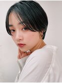 小顔似合わせカット/ショートボブ/グレージュカラー【銀座駅】
