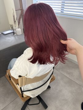 ヘアー アトリエ アンジー(Hair Atelier Angee) ピンクバイオレットカラー