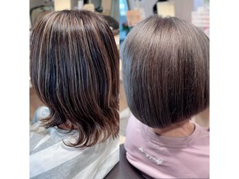 カペリベラグラマラス CapelliBellaGLAMOROUSの写真/白髪染めもおしゃれに。オーガニックカラーで髪と頭皮をいたわり、透明感のある自然なツヤと潤いを実現。