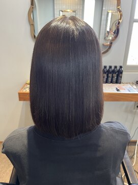 乾かすだけ！ツルッとまとまる縮毛矯正