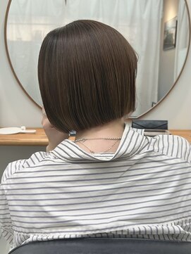 エニエンメイクス 立川(ENIEN MAKE'S) 立川切りっぱなしボブ/ベージュカラー/髪質改善/オージュア