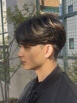 スタイル 成城学園前(STYLE)&nbsp;メンズ センターパート 毛流れパーマ メンズパーマ