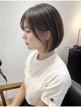 シェルハ(SHELHA) 丸みボブインナーグレージュ