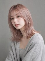 トリニティ(trinity)&nbsp;ブリーチ×髪質改善　ピンクベージュ　レイヤーカット　豊見城