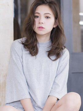 エアー 福岡(AIR) ［air-FUKUOKA　竹石］ 軽めのパーマで簡単スタイリング☆