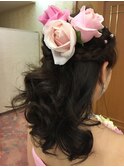 ブライダルヘアセット