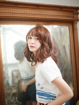 ブルーノ 東員店(BRUNO) ふわっと大人可愛いボブディのマロンベージュ