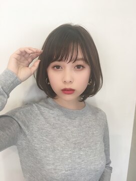 エマ ギンザ(EMMA GINZA) くびれボブ丸みボブひし形ボブ似合わせカット40代50代