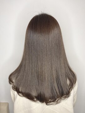 ジーナ セントラル銀座(Zina) ワンカール＊髪質改善＊マロンベージュラテ【ZinaCENTRAL】