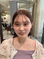 パール(PEAR+L)&nbsp;透け感ボブスタイル