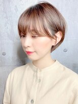 レトン 銀座(leton)&nbsp;Aラインボブ/マロンベージュ/ニュアンスマッシュ[東銀座/銀座]