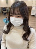 顔まわりカット くびれヘア