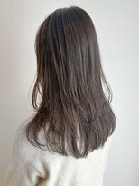 アイティーバイアルバム 松戸店(IT by ALBUM) オリーブブラウンレイヤー_アースカラーくびれヘア_ba378201