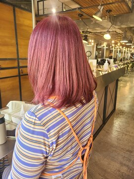 キーン 立川店(keen) 【Keen×武田】ピンクカラー×レイヤーカット