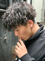 エルマーク 梅田(L-MARK)&nbsp;波巻きパーマスパイラルパーマツイストスパイラルパーマメンズ