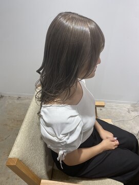 コレット 宇都宮(collet Gigi) 前髪/ピンクベージュ/インナーグレージュ/グレージュ