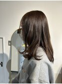 ワンカラーでオリーブカラー