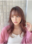 レイヤーカット/ゆるパーマ/大きめカール