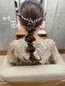 お呼ばれヘアアレンジ♪  