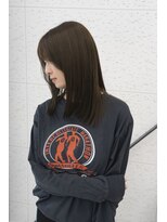 ビーヒアナウ N゜03 金沢駅西店(BE HERE NOW) くびレイヤーカットオリーブグレージュワンカールデザインカラー