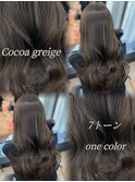 ブリーチなし透明感ココアグレージュ×レイヤーカット◯伊藤