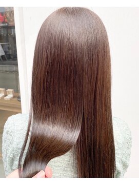 シェリー 仙台(Cherie) 20代30代大人可愛い髪質改善小顔艶感ミディミルクティーベージュ