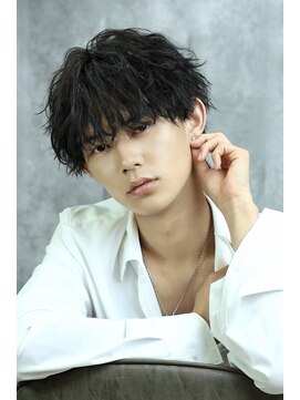 リップス 吉祥寺店 (LIPPS) ソフトツイスト シースルー 無造作ヘア マッシュウルフ