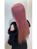 アジールヘア 所沢プロペ通り店(agir hair)&nbsp;メルティカラーフェミニンロングピンクベージュカシスピンク所沢