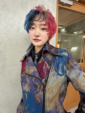 リアン(Lien) ショートウルフ×ツートンカラー