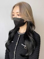 アルバム 渋谷パルコ(ALBUM)&nbsp;ロング美髪韓国ヘア顔周りレイヤー_ba442711