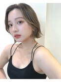 ミニウルフレイヤーカット顔周り前髪韓国ショートボブ/北千住