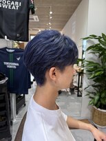 グッドライフヘアー(GOOD LIFE hair)&nbsp;『 デザインカラー×コバルトブルージュ 』