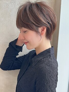 アフロート ルヴア(AFLOAT RUVUA) みねマッシュショートでクールに!30代40代新宿ハイライトカラー