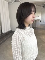 サークル(CIRCLES)&nbsp;グレージュミディアムレイヤーカット